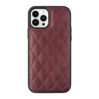 Fabricant doudoune en cuir personnalisée houppette étui de téléphone pour i phone 15 étuis doudoune