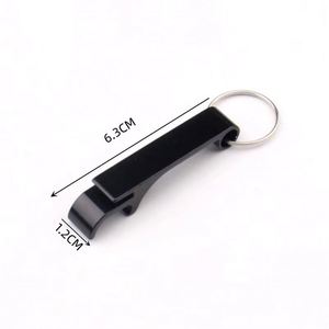 <b>Customized</b> Beer Bottle Opener Metal <b>Keychain</b> Waterproof, Lightweight Fashion Aluminum Luxury Irregular Shape - Product Image 3