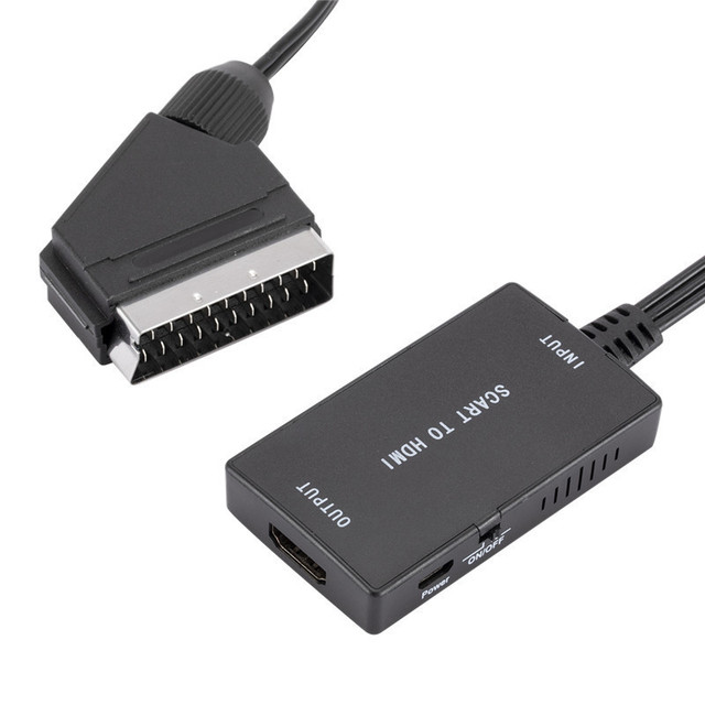 SCART to for High-Definition Adapter & Converter with Cable-Upgraded Version