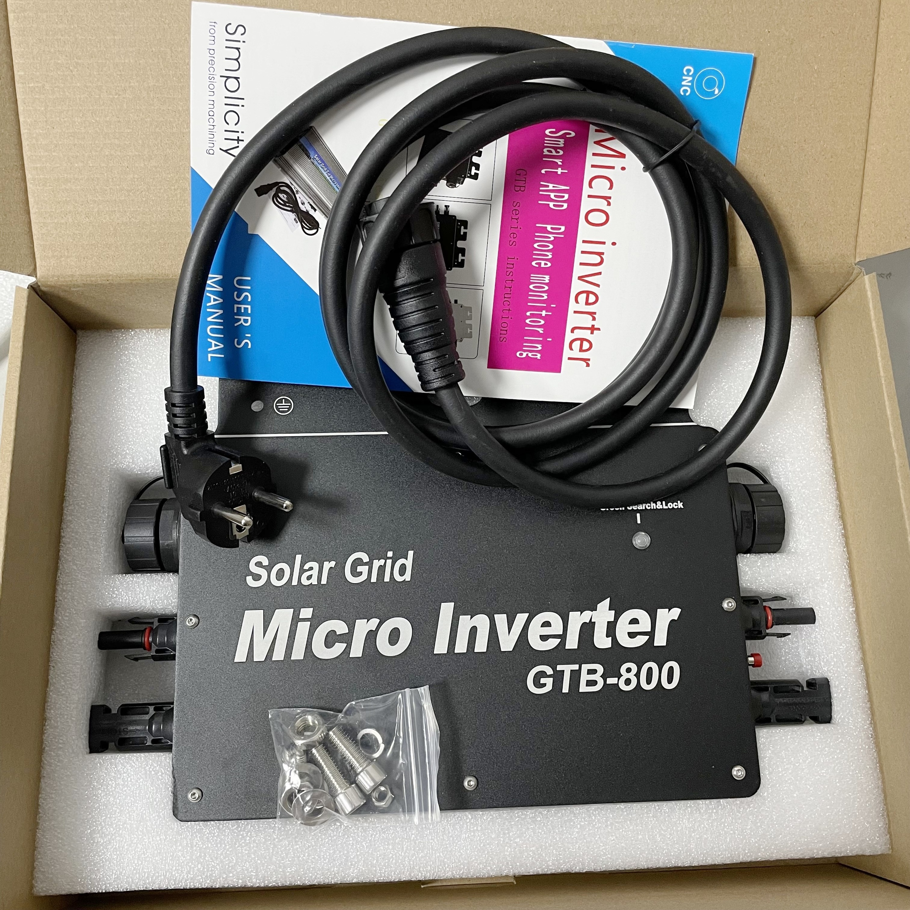 800W グリッドタイインバーター、防水 IP65 ソーラーグリッドタイ