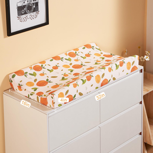 Sábanas Transpirables y Cómodas para Cuna de Bebé Recién Nacido, Ropa de Cama para Guardería, Cubierta para Cambiador de Pañales de 32 x 16 x 4 Pulgadas - Product Image 2