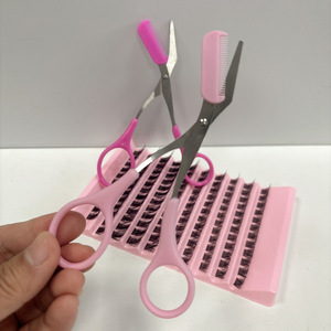 Tijeras para Cejas de Alta Calidad al Mejor <span class=keywords><strong>Precio</strong></span> con Peine, Herramienta de Depilación y Modelado para Mujer - Product Image 2