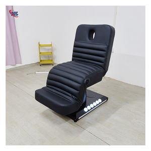 Customized Color <strong>Black</strong> Leather Beauty Salon Massage Table Electric Curved Treatment Facial Lash Beauty <strong>Bed</strong> - Product Image 6