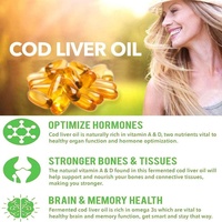 Hoogwaardige vitaminen & levertraan & EPA & DHA softgels. Ondersteunt de hartgezondheid, ondersteunt de hersenfunctie, versterkt de immuniteit.