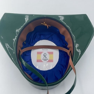 Gorra Tricornio de la <span class=keywords><strong>Guardia</strong></span> <span class=keywords><strong>Civil</strong></span> Española de Alta Calidad, Personalizada, de Cuero Patentado Profesional, Directo de Fábrica - Product Image 6