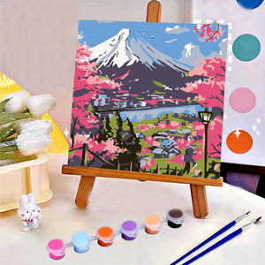 2025 yeni küçük resim Diy numaraları kitleri tarafından çerçeveli kedi boyama boya numaralandırılmış çocuk çocuk için - Product Image 6