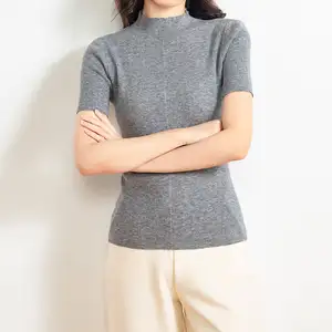 Good Quality 100%wool Cashmere Knitsweater Custom Color Custom Ladies Sweaters Turtleneck Women Sweater