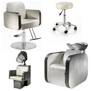 Shampoo Chair HZ88101 White High-Density Sponge <b>Adjustable</b> <b>Footrest</b> Multifunction Hairdressing Equipment - Product Image 1