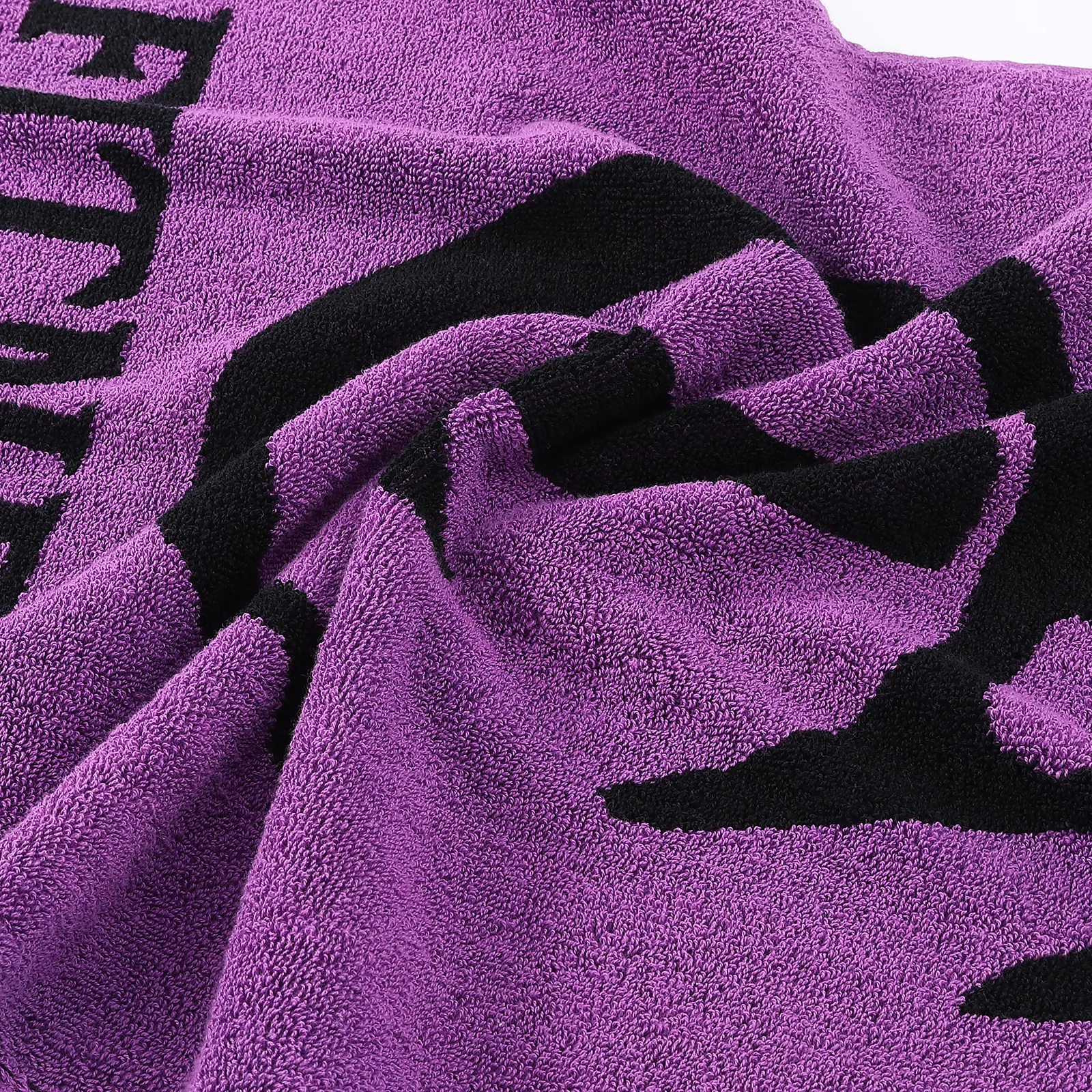 High Quality Custom Super Absorbent 100% Cotton Yarn-dyed Print Jacquard Beach Towel