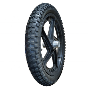 Roue pneumatique en caoutchouc 16x2.4 pouces avec moyeu en aluminium directement en usine pour poulailler mobile et chariot à main - Product Image 6