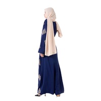 Vêtements islamiques pour femmes, arabe, Jubah, mode Dubaï, abaya de haute qualité avec broderie dorée, robe cardigan