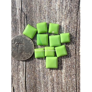 Vibrant Green Rosarita <b>Square</b> <b>Set</b> Loose Gemstones For Jewellery Making Custom Rings Earrings Pendants And Unique Handmade Craft - Product Image 6
