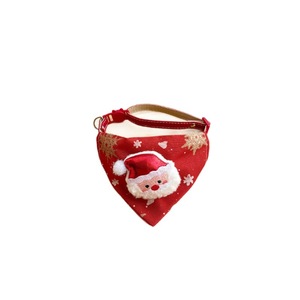 Nuevo collar triangular con bandana navideña para mascotas, lindo accesorio navideño para gatos, collar para perros, reno, Papá Noel - Product Image 5