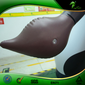 Große Aufblasbare Cartoon-Milchkuh, Anpassbare Werbe-Aufblasbare Kuh als Schwimmring, 3D-Animation - Product Image 4