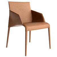 Chaise de salle à manger en cuir de style nordique italien, mobilier de salle à manger, chaise de réception d'hôtel, chaise de négociation de bureau en cuir de selle