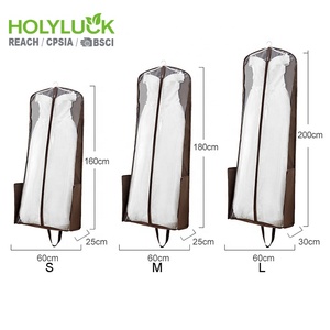 Copriabiti Riutilizzabile Personalizzato per Costumi da Ballo, Pieghevole, per <span class=keywords><strong>Abiti</strong></span> da <span class=keywords><strong>Sposa</strong></span>, Borse Porta <span class=keywords><strong>Abiti</strong></span> Trasparenti con Manico - Product Image 3