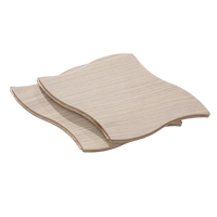 Parquet en chêne en gros, dalles géométriques multicouches en bois à joint mâle et femelle