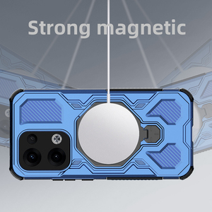 New Armor Đầy Đủ Chống Sốc Chân Đế Từ Sạc Không Dây Trường Hợp Điện Thoại Cho Oppo K12 5G Reno 13 14 Pro 5G Cover Quay Lại - Product Image 6