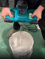 Puissance 1200W poche vitesse réglable électrique ciment malaxeur peinture ciment béton perceuse mélangeur vitesse perceuse