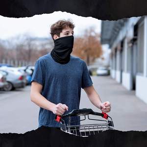 Bandana sport en nylon lavable personnalisé, masque facial, cagoule pour femmes et hommes, <span class=keywords><strong>voile</strong></span> de protection solaire, cache-cou, boucles d'oreilles, plage - Product Image 4