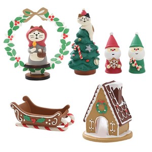 Cute Santa Claus Figurine Resin Christmas Decoration Indoor Desktop Craft Gift Decor - Product Image 5