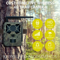 Keepguard KW886 4G Vigilancia digital inalámbrica 940NM Visión nocturna sin brillo Cámara de rastreo Ip para exteriores con tarjeta Esim