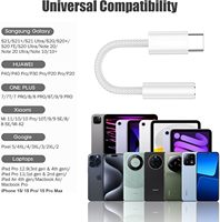 Adaptateur USB C vers prise casque 3.5mm avec bluetooth