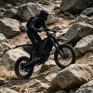 Bicicleta Eléctrica Todoterreno X1 Spark <span class=keywords><strong>M</strong></span> de 4500W con Motor, Llantas Gruesas de 14 Pulgadas, Velocidad <span class=keywords><strong>M</strong></span>áxima de 50 MPH, Cuadro de Aluminio, Batería de 60V 28.8Ah - Product Image 6