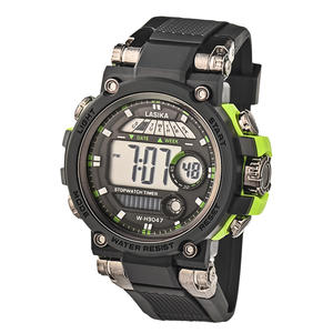 นาฬิกาสปอร์ตดิจิทัลของผู้ชาย <span class=keywords><strong>Lasika</strong></span> W-H9047จอใหญ่กันน้ำมีสัญญาณเตือนสายวัสดุพลาสติกขายดีในอเมริกาใต้ - Product Image 6