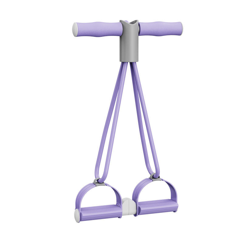 Foot Pedal Resistance Band with TPE Elastic Tubes Portable Home Fitness ...