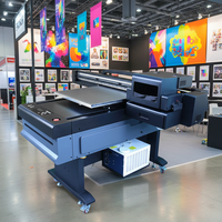 Highspeed UV vlakbedprinter 6090 1440dpi UV LED vlakbed digitale printer voor hout, acryl en steen