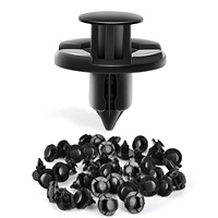 40 pièces de fixations de pare-chocs de voiture de haute qualité, clips de fixation de garde-boue automobile, fixations de carrosserie