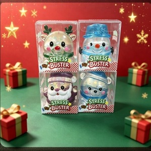 Nuevo Juguete Blandito de Papá Noel de Navidad, Juguete Antiestrés de Ascenso Lento con Caja de Exhibición a Color, Venta al por Mayor - Product Image 1