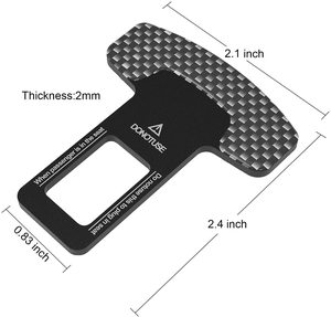 Silencieux d'alarme de ceinture de sécurité de voiture à 0,29 $ USD – Clip de boucle anti-bruit - Product Image 3