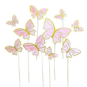 Decoración de Pastel de Mariposas 3D Homesun, Adorno de Pastel de Mariposas para Decoración de Pasteles, Suministros para Hornear - Product Image 5