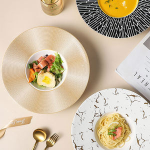 <span class=keywords><strong>Assiette</strong></span> creuse en céramique de 11 pouces, design nordique, pour restaurant, personnalisable, pour pâtes, vaisselle - Product Image 5