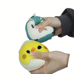 Manjuu Plush Keychain Small Round Soft Cotton-Filled Pillow with Microbead Charm for Organization and Style - Product Image 1