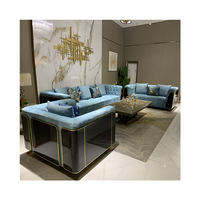 Nouvel ensemble de canapés modernes de luxe de haute qualité pour salon, appartement et hôtel - Design modulaire en tissu