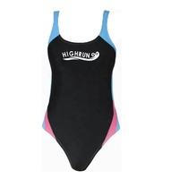 Traje de baño de tela con impresión por sublimación personalizada para mujeres jóvenes nuevo bikini traje de baño de una pieza elegante traje de surf