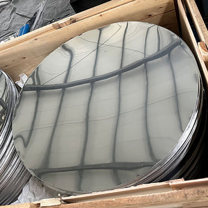 Miroir circulaire en acier inoxydable laminé à chaud et à froid BA Blue PVC Enduit <span class=keywords><strong>Inox</strong></span> <span class=keywords><strong>SS</strong></span> 410 Type de plaque de disque - Product Image 3