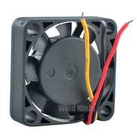 Ventilateur de refroidissement à roulement fluide ultra-mince de 25 mm, DC3V/5V, 3 broches, 5700 tr/min, pour boîtier d'ordinateur PM2007 avec capteur de poussière laser