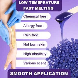 Fagioli di cera a corpo duro ipoallergenico professionale organico fagioli di cera dura naturale sensibili alla pelle del <span class=keywords><strong>viso</strong></span> di <span class=keywords><strong>depilazione</strong></span> brasiliana a cera - Product Image 6