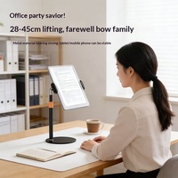 Support de téléphone et tablette réglable BHA ZM21 pour bureau, rotation à 360°, support de diffusion en direct, support de bureau multi-angles pour smartphone et iPad