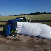 Sacs d'ensilage super silo grands sacs d'ensilage en polypropylène protégés contre les UV pour le stockage des grains de paille