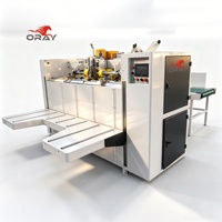 Máquina de Coser y Grapar Cartones Semiautomática Oray, 4800W, 600 Clavos/Min, para Cajas de Envío Corrugadas Grandes, Muebles y Electrodomésticos