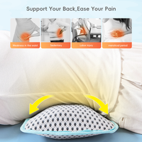 YUE RISE Coussin lombaire intelligent à pression d'air réglable pour correction de posture et massage, idéal pour sièges de voiture et chaises de bureau