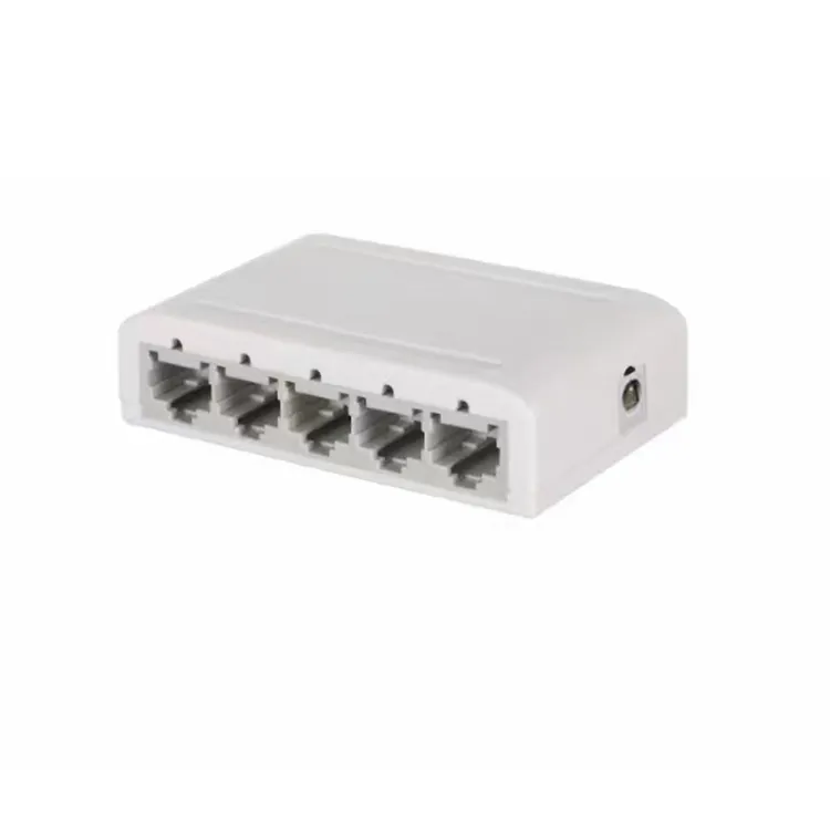 Switch non gestito Gigabit Ethernet a 5 porte Hub di rete domestica, Splitter Ethernet per ufficio, Plug-and-Play, funzionamento silenzioso