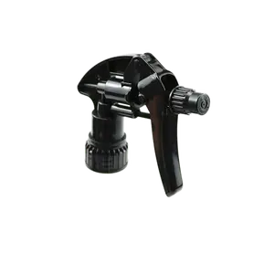 Pulverizador de gatillo de agua de 28mm, rociador de gatillo de plástico resistente a químicos, negro, personalizado, China, 24, 410