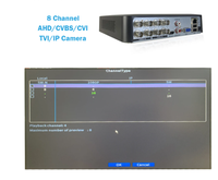Enregistreur vidéo 8CH 4CH Mini DVR XVR AHD Analogique 6in1 Hybride 5MP 1080P pour Kits de vidéosurveillance Caméra IP NVR Système de surveillance de la sécurité