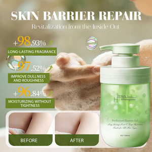 2026 Hot-selling Herbal Nourishing Whitening Bubble Liquid Shower Gel with 72 Hours Fragrance Lasting High Luxury Home Use - Product Image 2